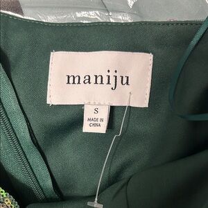 Maniju Green Homecoming Dress